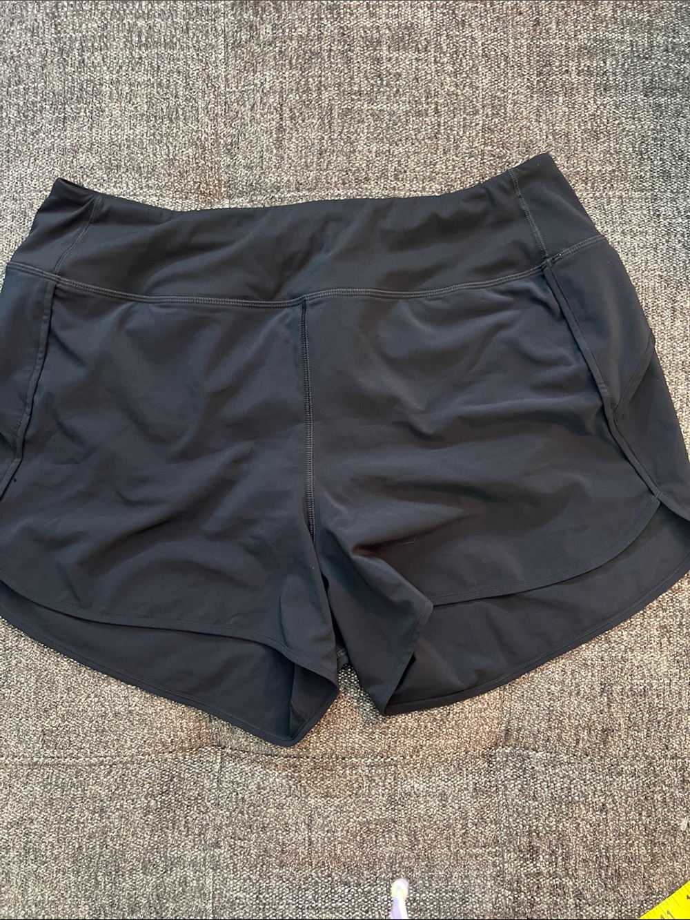 CRZ YOGA Black Athletic Running Shorts